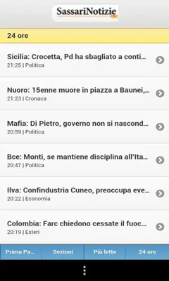 SassariNotizie.com android App screenshot 1